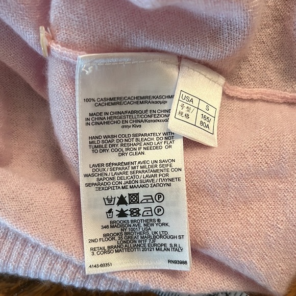 Like New 100% Cashmere Ruffled Cardigan Sweater (Brooks Brothers, Size S) - Picture 9 of 10